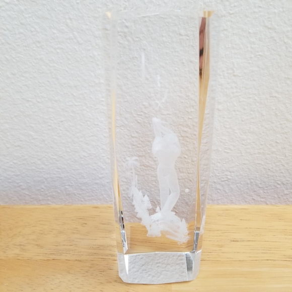 #10038 Rare Collect Lazer Cut Golfer Paper Weight - Picture 3 of 12